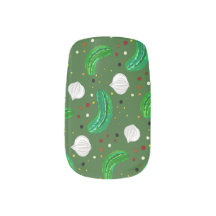Funny Pickles Gherkins & Pickled Onion Pattern