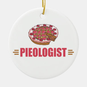Funny Pie Ceramic Tree Decoration