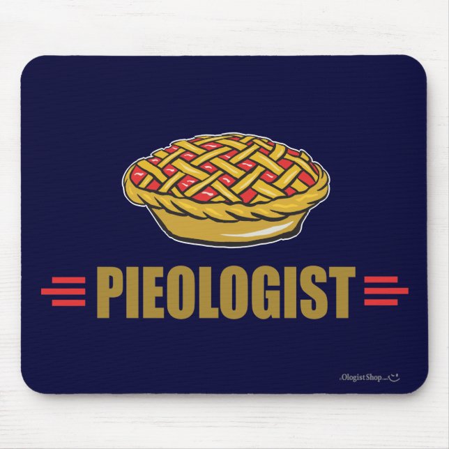 Funny Pie Mouse Mat (Front)
