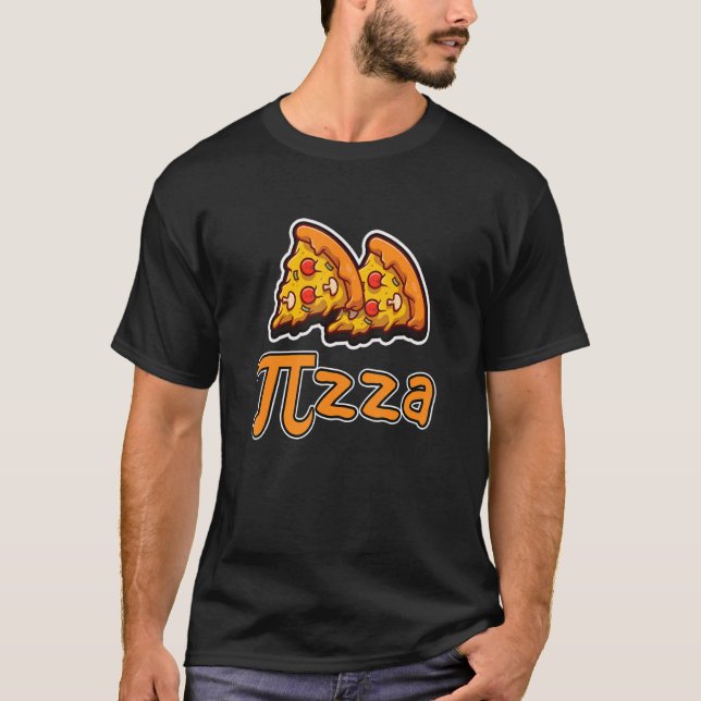 Funny Pie Pizza Love Pi Math Meme Math Nerd Pi Day T-Shirt (Front)