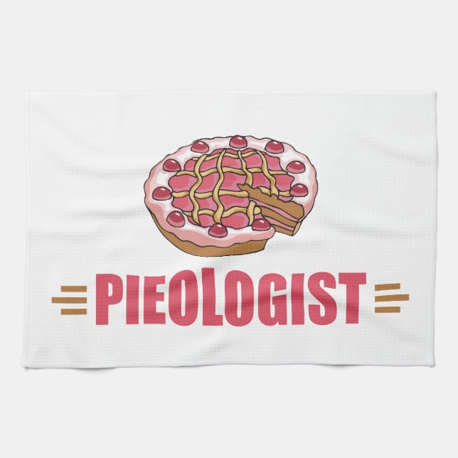 Funny Pie Tea Towel (Horizontal)