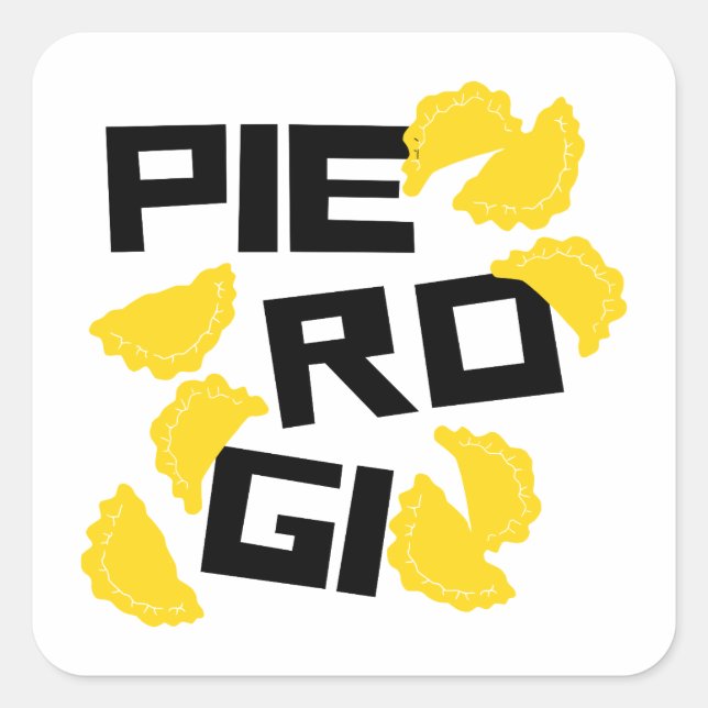 Funny Pierogi Stickers (Front)