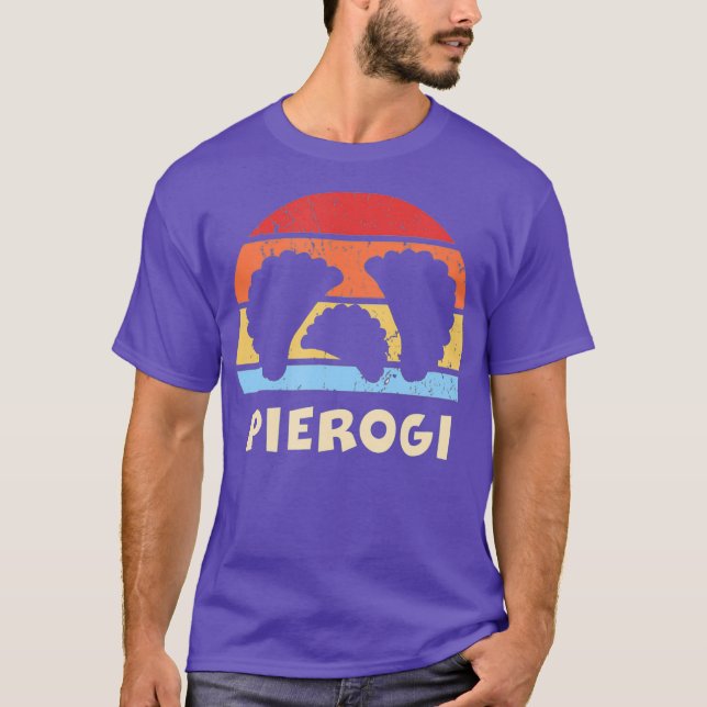 Funny Pierogi Vintage Poland Heritage Gift T-Shirt (Front)