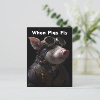 Funny Pig as Pilot