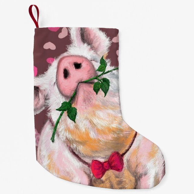 Funny Pig Christmas Stocking (Front)