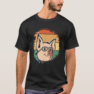 Funny Pig Face, Girls Boys Farm Animal, Hog Lover, T-Shirt
