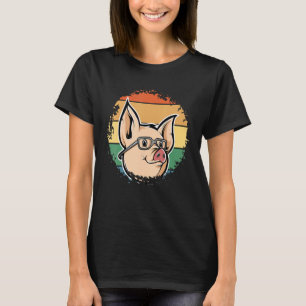 Funny Pig Face, Girls Boys Farm Animal, Hog Lover, T-Shirt