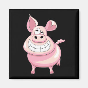 Funny Pig Magnet