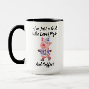 Funny Pig Mug, Pig Coffee Mug, Pig Gift, Pig Lover Mug