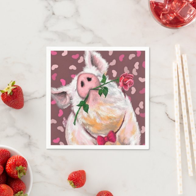 Funny Pig Napkins (Insitu)