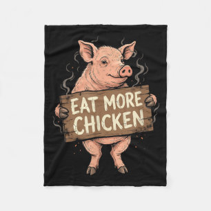 Funny Pig Pitmaster Bbq Smoker Grill Party Gift Fleece Blanket