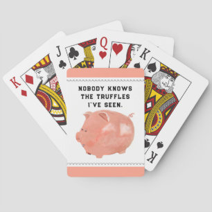 Funny Pig Playing Cards