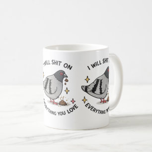 Funny Pigeon Coffee Mug