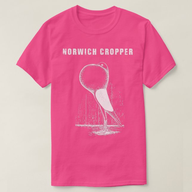 Funny Pigeon Norwich Cropper cute and funny gift i T-Shirt (Design Front)