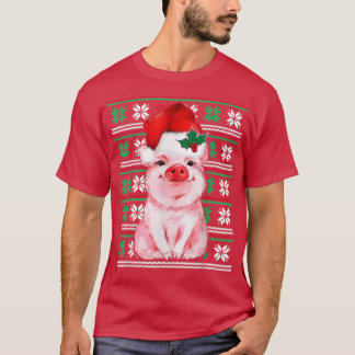 Funny Pigmas Pig Lover Ugly Christmas Sweater Girl