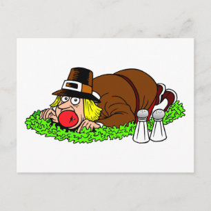 Funny Pilgrim Picture Postcard