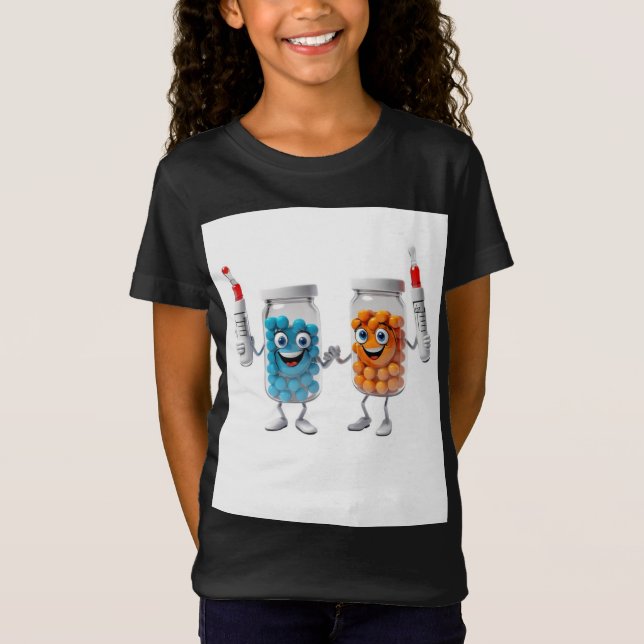 Funny Pill Bottle Tee (Front)