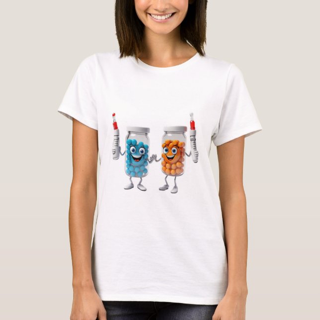 Funny Pill Bottle Tee (Front)