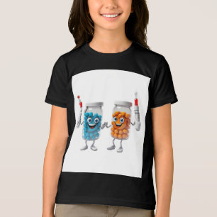 Funny Pill Bottle Tee  girls