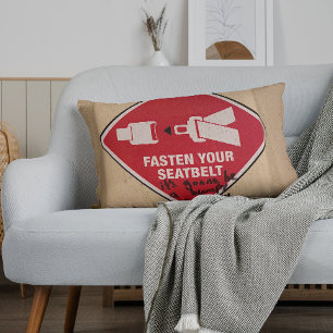 Funny Pillow  Fasten Your Seatbelt, It's Going to