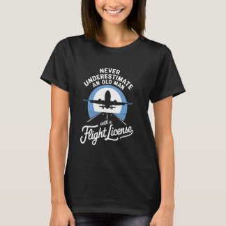 Funny Pilot Art Aeroplane Flight Enthusiasts For M T-Shirt