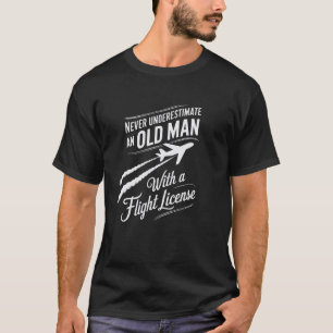 Funny Pilot Art Aeroplane Flight Enthusiasts For M T-Shirt