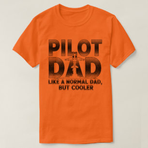 Funny Pilot Art For Dad Men Aviation Airplane Airc T-Shirt