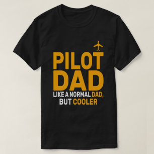 Funny Pilot Art For Dad Pilot Aviation Aeroplane  T-Shirt