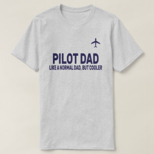 Funny Pilot Art For Dad Pilot Aviation Aeroplane  T-Shirt