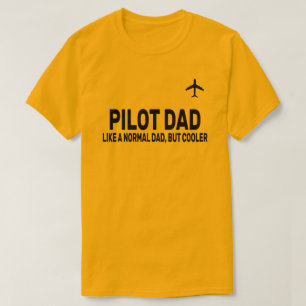 Funny Pilot Art For Dad Pilot Aviation Aeroplane T-Shirt