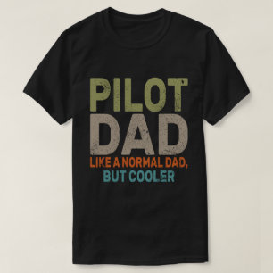 Funny Pilot Art For Dad Pilot Aviation Aeroplane  T-Shirt