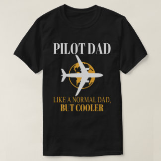 Funny Pilot Art For Dad Pilot Aviation Aeroplane T-Shirt