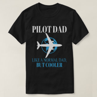 Funny Pilot Art For Dad Pilot Aviation Aeroplane T-Shirt