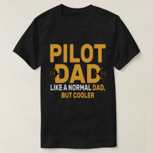 Funny Pilot Art For Dad Pilot Aviation Aeroplane  T-Shirt
