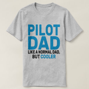 Funny Pilot Art For Dad Pilot Aviation Aeroplane T-Shirt