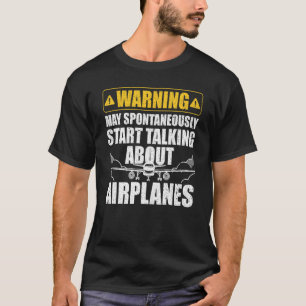Funny Pilot Art For Men Women Aviation Pilot Airpl T-Shirt