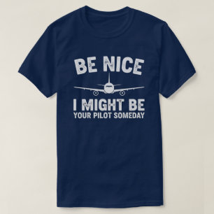 Funny Pilot Art For Men Women Kids Aviation Airpla T-Shirt