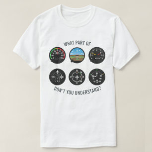 Funny Pilot Art Men Women Aviation Airline Pilot T-Shirt