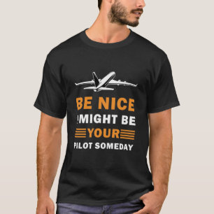 Funny Pilot & Aviation Aeroplane T-Shirt