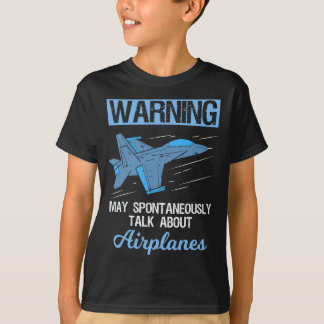 Funny Pilot Aviation Jet Fighter Aeroplane Plane T-Shirt