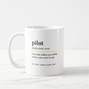 Funny Pilot Definition Gift Coffee Mug