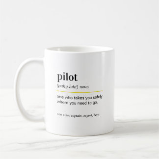 Funny Pilot Definition Gift Coffee Mug