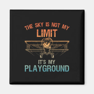 Funny Pilot Design For Men Women Aviation Aeroplan Magnet