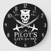 Funny Pilot Skull Cross Aeroplanes Pirate Humour