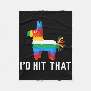 Funny Pinata Llama Alpaka Cinco De Mayo Men Fleece Blanket