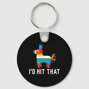 Funny Pinata Llama Alpaka Cinco De Mayo Men Key Ring