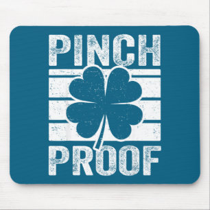 Funny pinch proof boys st patrick's day shirt mouse mat