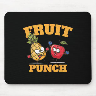 Funny Pineapple Apple Boxing Juice Tropical Fruit Mouse Mat