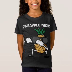 Funny Pineapple Art For Mum Mother Fruit Summer Lo T-Shirt