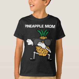 Funny Pineapple Art For Mum Mother Fruit Summer Lo T-Shirt